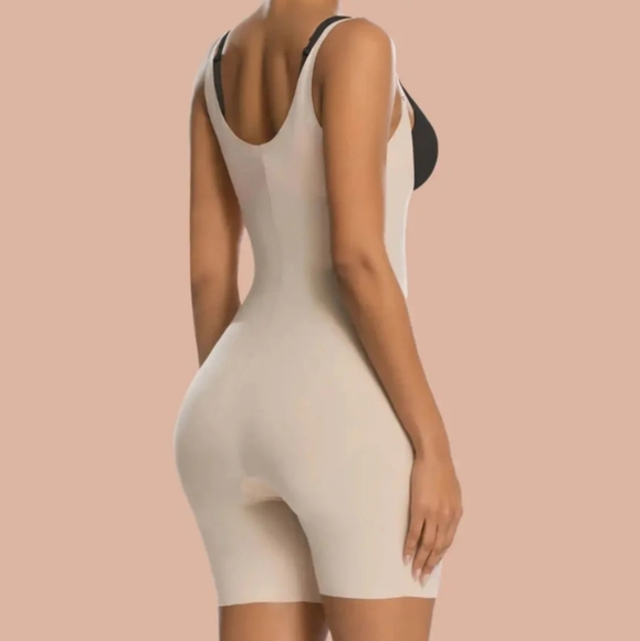 Shaperx bodysuit women's 2XL nude shapewear tummy control full body seamless new - Picture 12 of 15